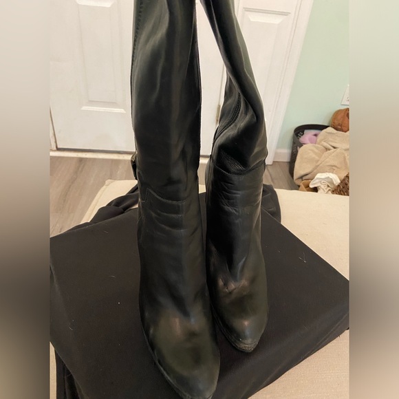 SW knee length leather boots - Picture 3 of 6